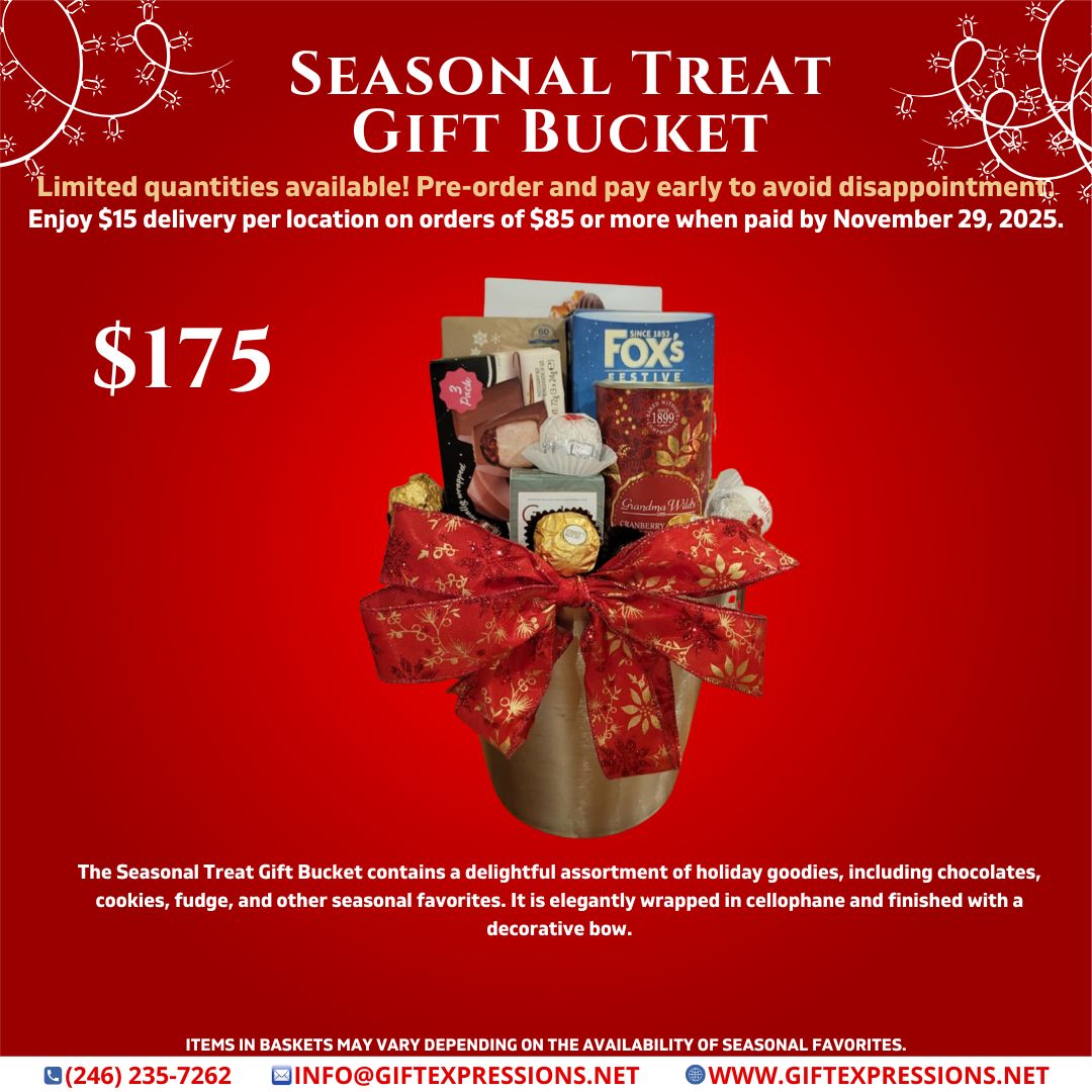 Seasonal Treat Gift Bucket