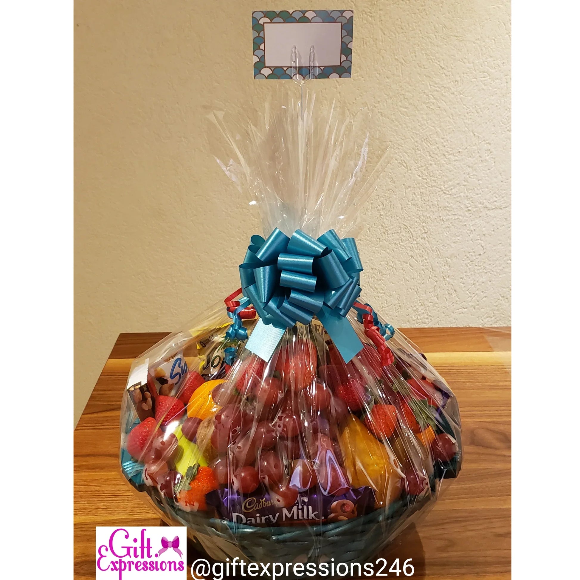 Thoughtful Selections Wine, Fruit & Snack Basket - Gift Expressions