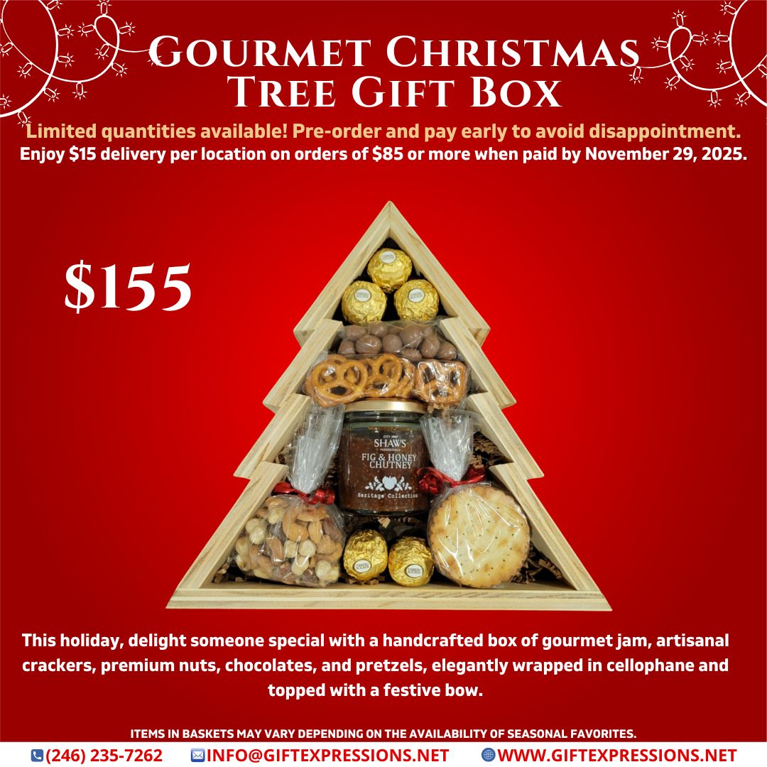 Gourmet Christmas Tree Gift Box