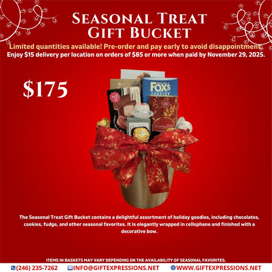 Seasonal Treat Gift Bucket