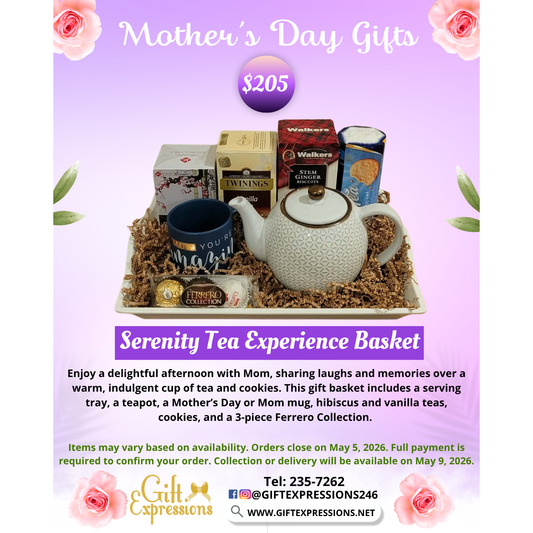 Serenity Tea Experience Basket