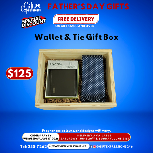 Wallet and Tie Gift Box