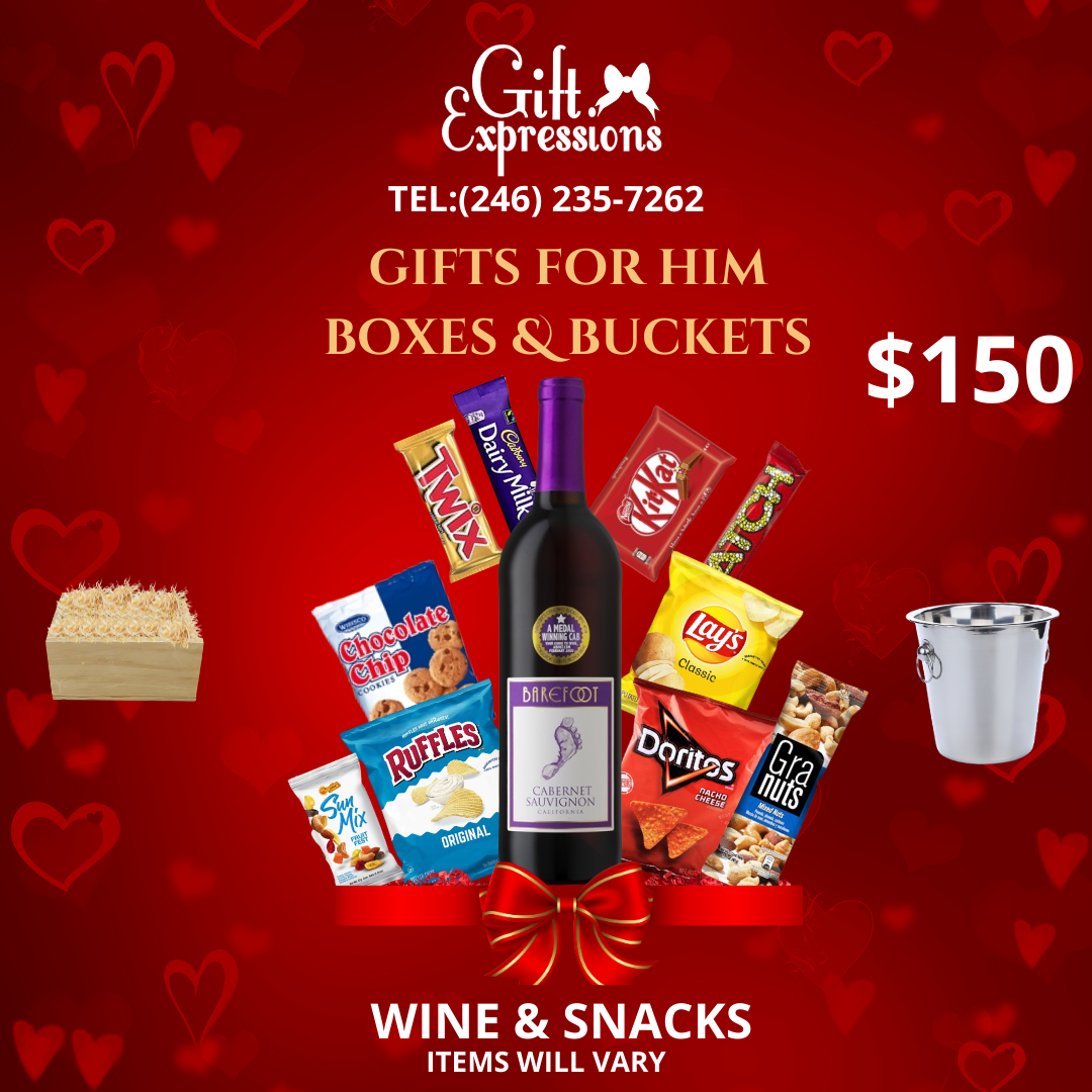 Wine and Snacks Box/Bucket