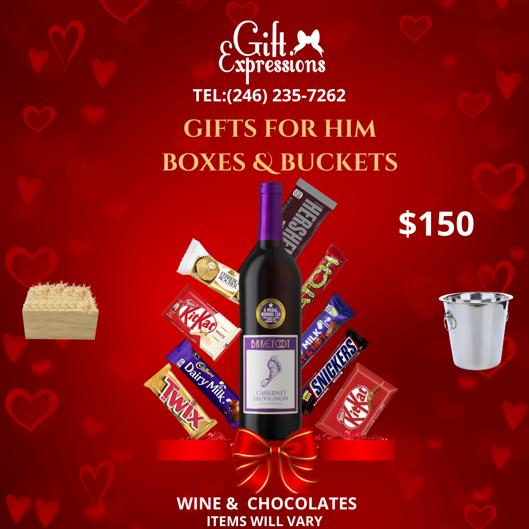 Wine and Chocolates Box/Bucket