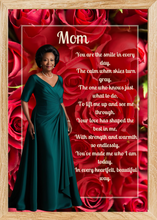 Load image into Gallery viewer, Customised Photo, Name or Poem Frame
