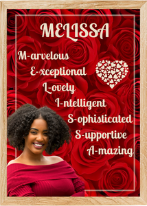 Customised Photo, Name or Poem Frame