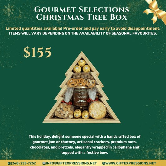 Gourmet Selections Christmas Tree Box