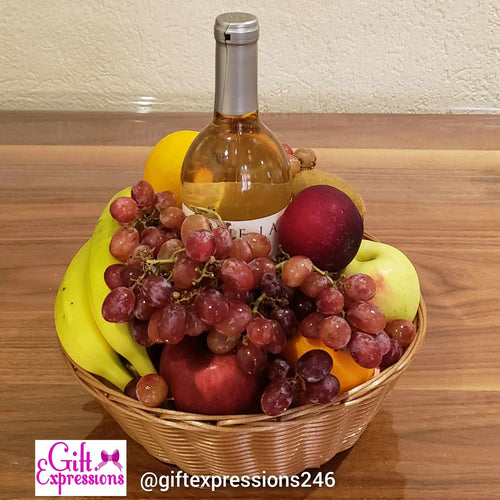 Fruit Basket Gifts | Fruit and Wine Basket | Gift Expressions