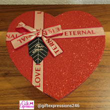 Load image into Gallery viewer, Fruit &amp; Snacks Box (Heart/Square/Circle Box Will Be Used) - Gift Expressions   
