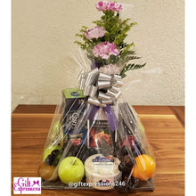 Load image into Gallery viewer, Gourmet Basket &amp; Flowers
