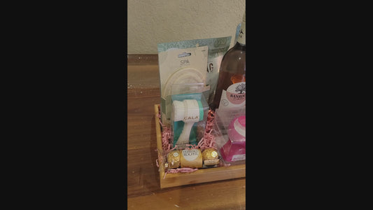 Spa Basket with Wine