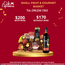 Load image into Gallery viewer, Small Fruit &amp; Gourmet Basket - Gift Expressions   
