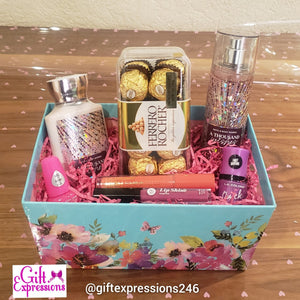 Bath & Bodyworks, Ferrero Rocher Chocolates, Lip Glosses & Nail Polishes Gift Expressions   