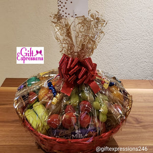 Bountiful Fruit & Snacks Basket Gift Expressions   