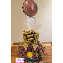 Load image into Gallery viewer, Charming Fruit &amp; Non-Alcoholic Wine Basket Gift Expressions   

