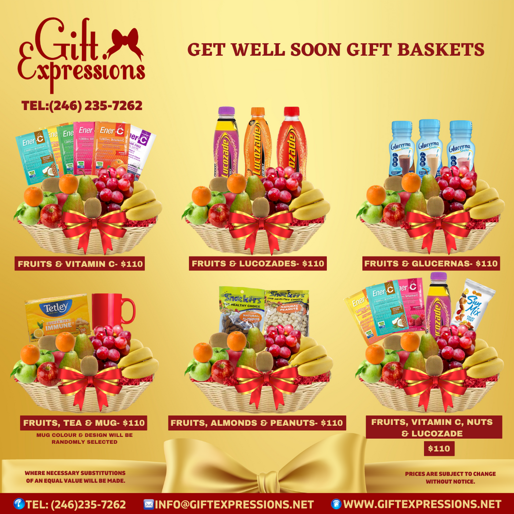 Get Well Soon Gift Baskets Gift Expressions   