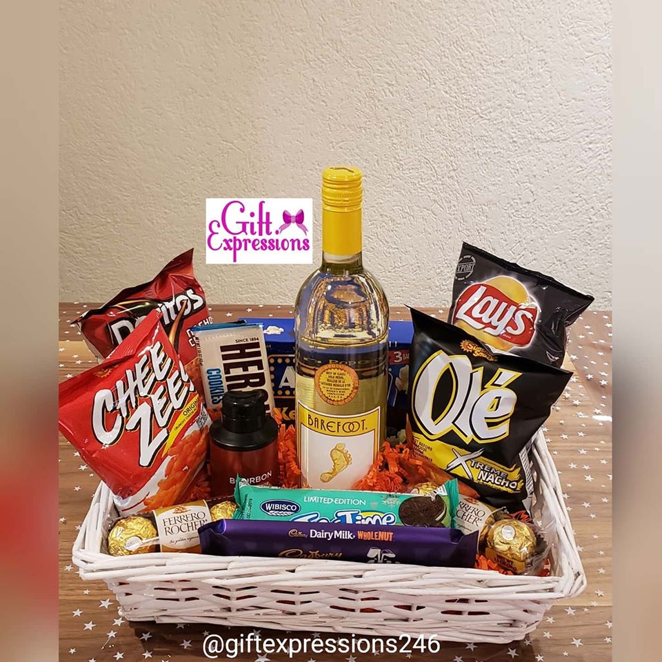His Favourite Treats Gift Basket Gift Expressions   