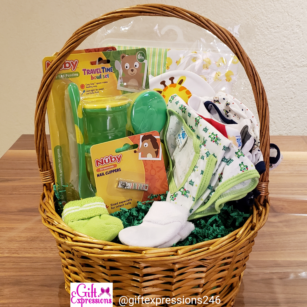 Welcome Baby Gift Basket Gift Expressions   