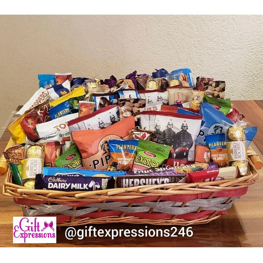 Snack Time Basket (Sm$150/Med$300/Lg$455) Large Shown - Gift Expressions   