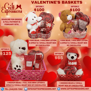 Valentine's Baskets - Gift Expressions   